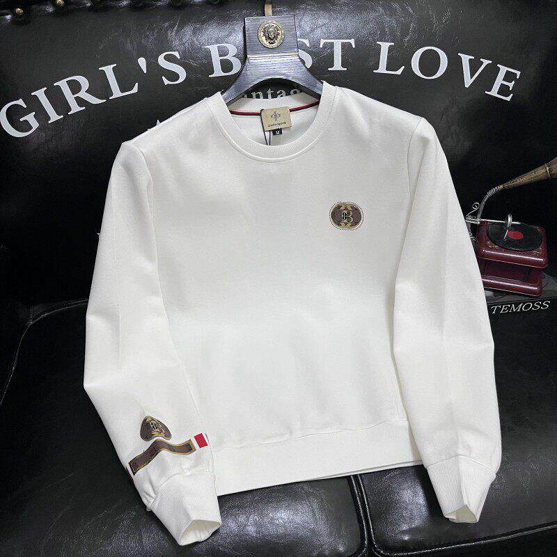 BellerLee 欧美潮牌卫衣男士纯棉潮流时尚刺绣长袖t恤