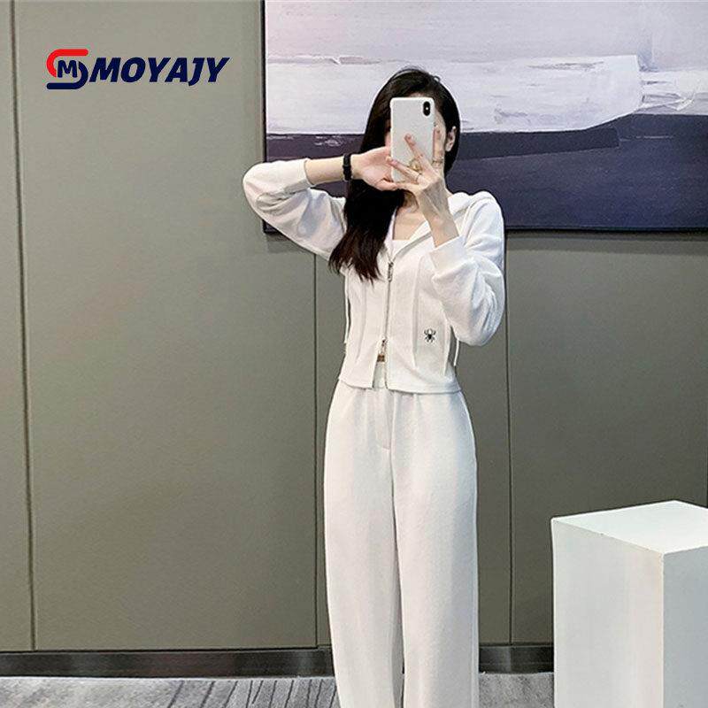 MOYAJY品牌时尚休闲运动套装女2025新款秋穿搭潮时髦高级感两件套