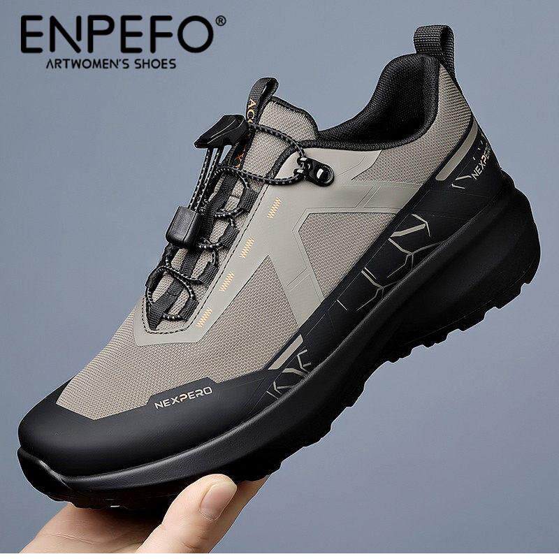 ENPEFO法式】男鞋2026新款夏季网面透气轻便减震防滑运动休闲鞋子