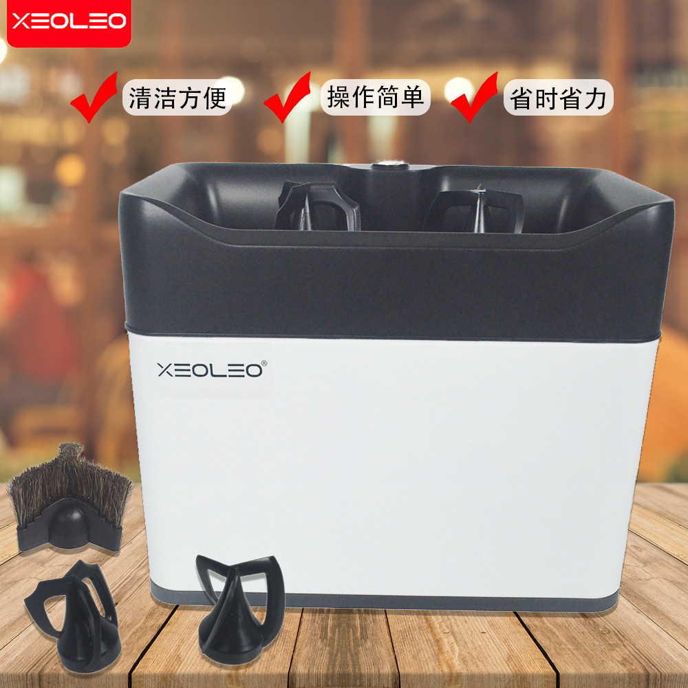 咖啡机手柄清洁器全自动咖啡粉渣盒电动粉刷清洁机器咖啡店设备