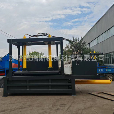 治沙草秸秆打包机稻草液压治沙草打捆机防沙草压块机液压打捆机