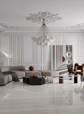 宏宇陶瓷 客厅地砖 星钻HPEB157012-帕罗斯灰