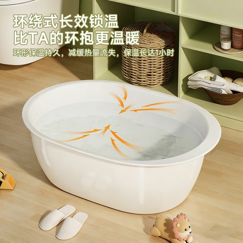 家用宝宝浴盆加厚加大号婴儿泡澡洗澡桶塑料多功能母婴儿童洗澡盆