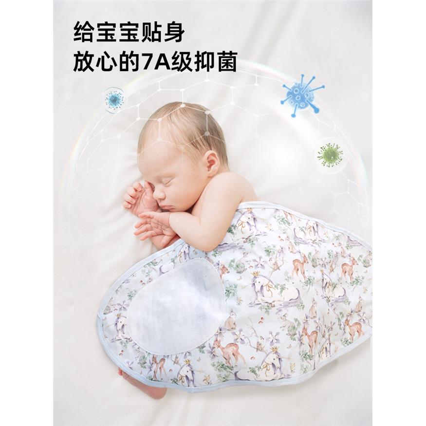 婴儿防惊跳包巾四季款新