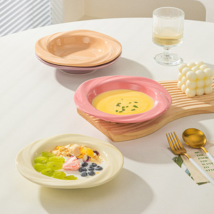 碗碟套装 釉下彩碗家用2024新款 家用健康陶瓷餐具高级感高颜值碗筷