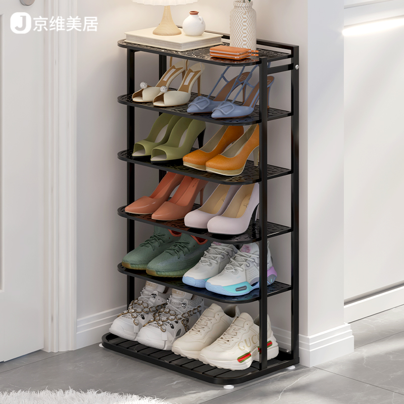 家用门口加粗铁艺鞋架