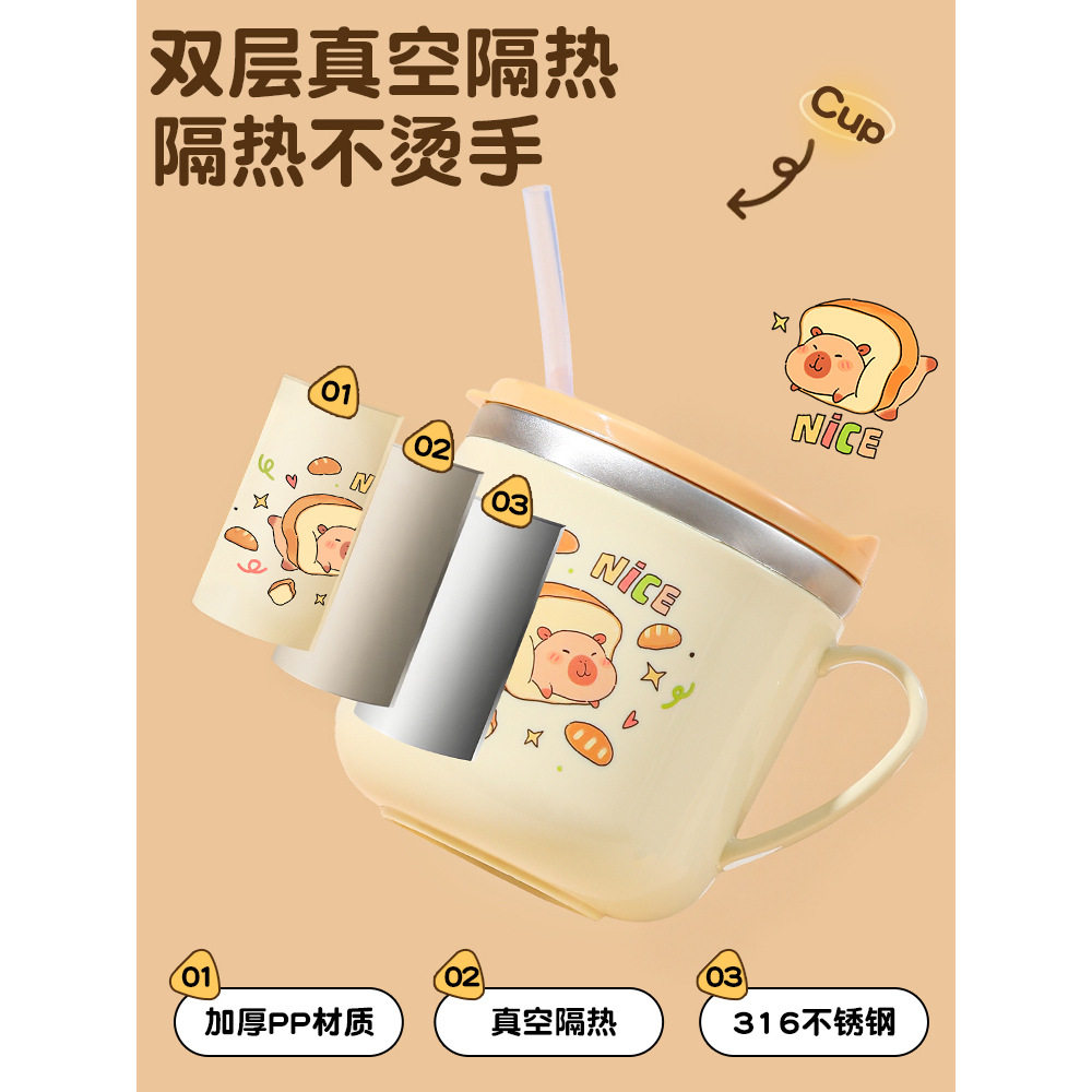 316不锈钢儿童杯子家用宝