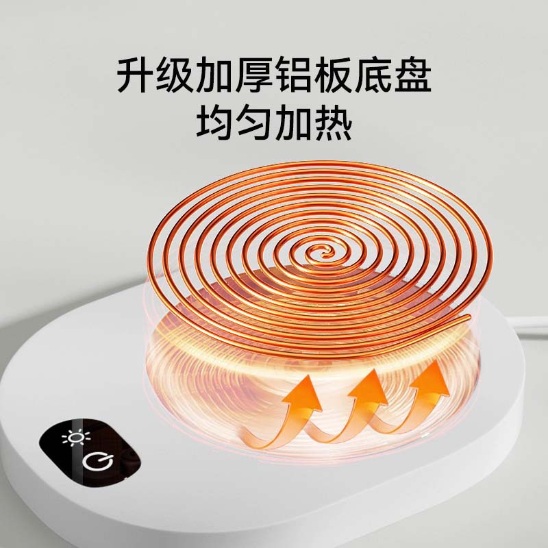 猫咪黑白恒温加热碗猫碗水碗温度可调节陶瓷饮水器狗碗宠物碗用品