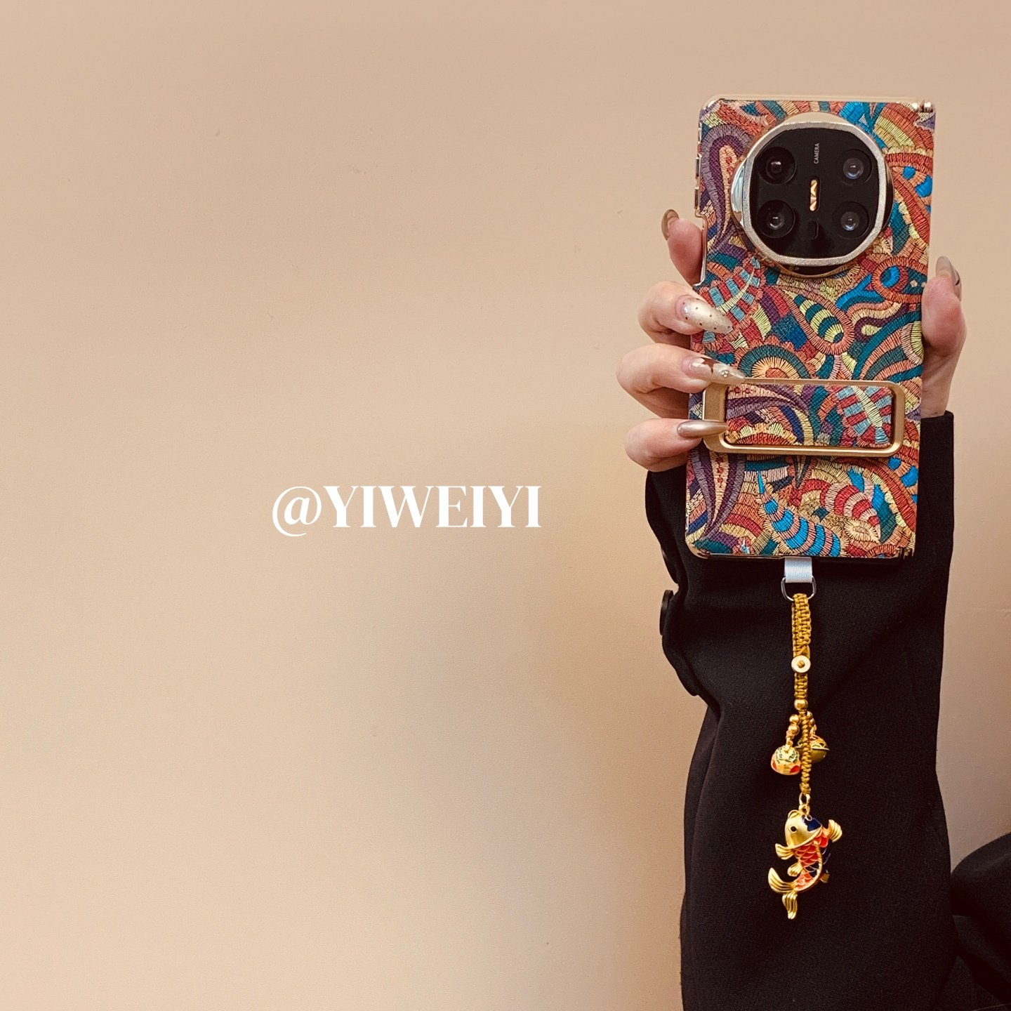 依维意 适用于华为matex7手机壳matex3新中式国风折叠屏