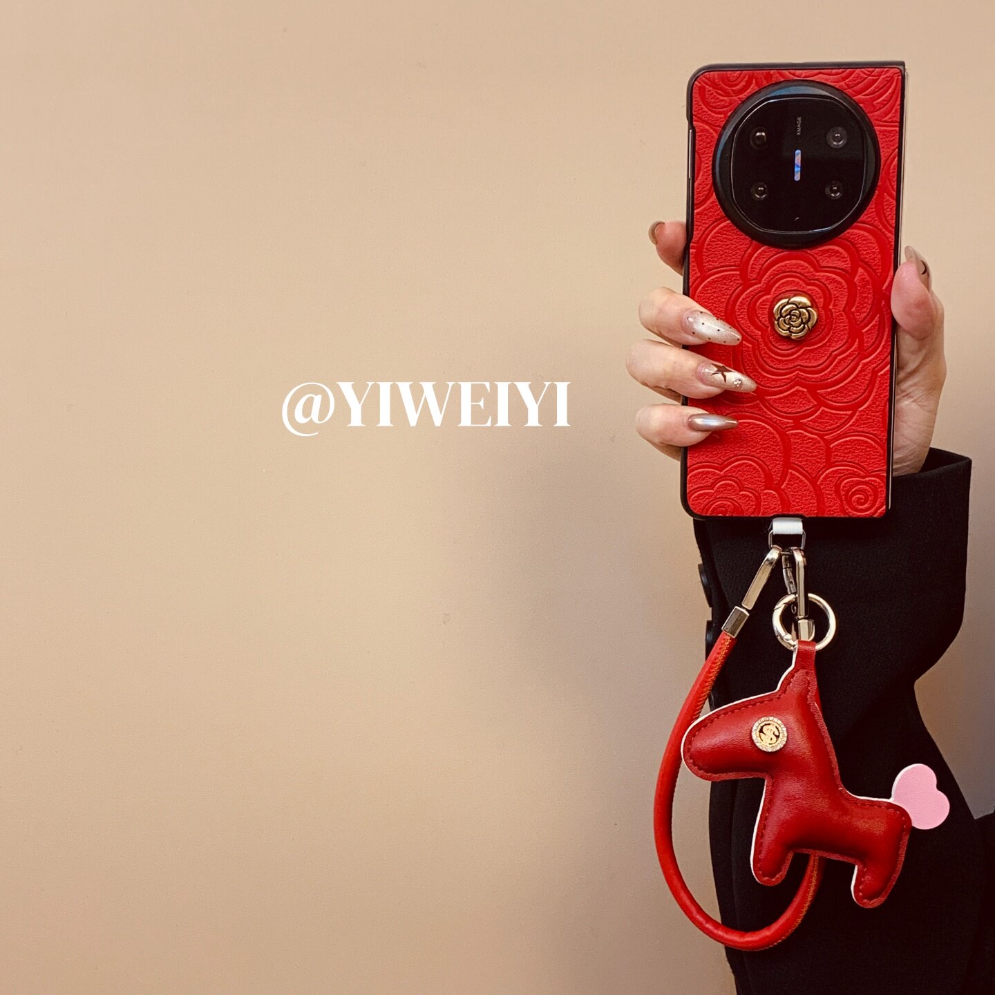 适用于华为手机壳折叠屏手提挂件