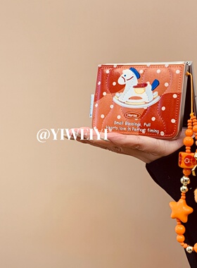 依维意 适用于三星zflip7手机壳purax轻奢羽绒服折叠屏橙色星星方块串珠挂绳三星zfold7创意橙色星星挂绳防摔