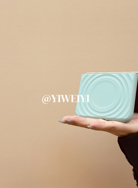 依维意 适用于华为PuraX折叠手机壳Pocket2绿色荣耀MagicVFlip波漾水波纹新款小米MIXFlip磁吸创意三星ZFlip6