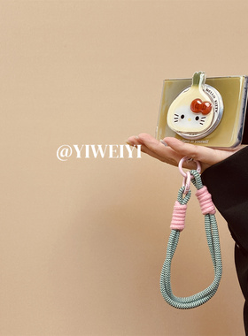 依维意 适用于华为MateX5典藏版折叠手机壳MateX6暗绿色X3可爱创意kitty磁吸支架新款PuraX防摔手绳Pocket2