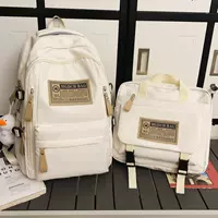 Mi Bai Большой сумка для плеча+белый пакет с рисовой добавкой (утиная подвеска)