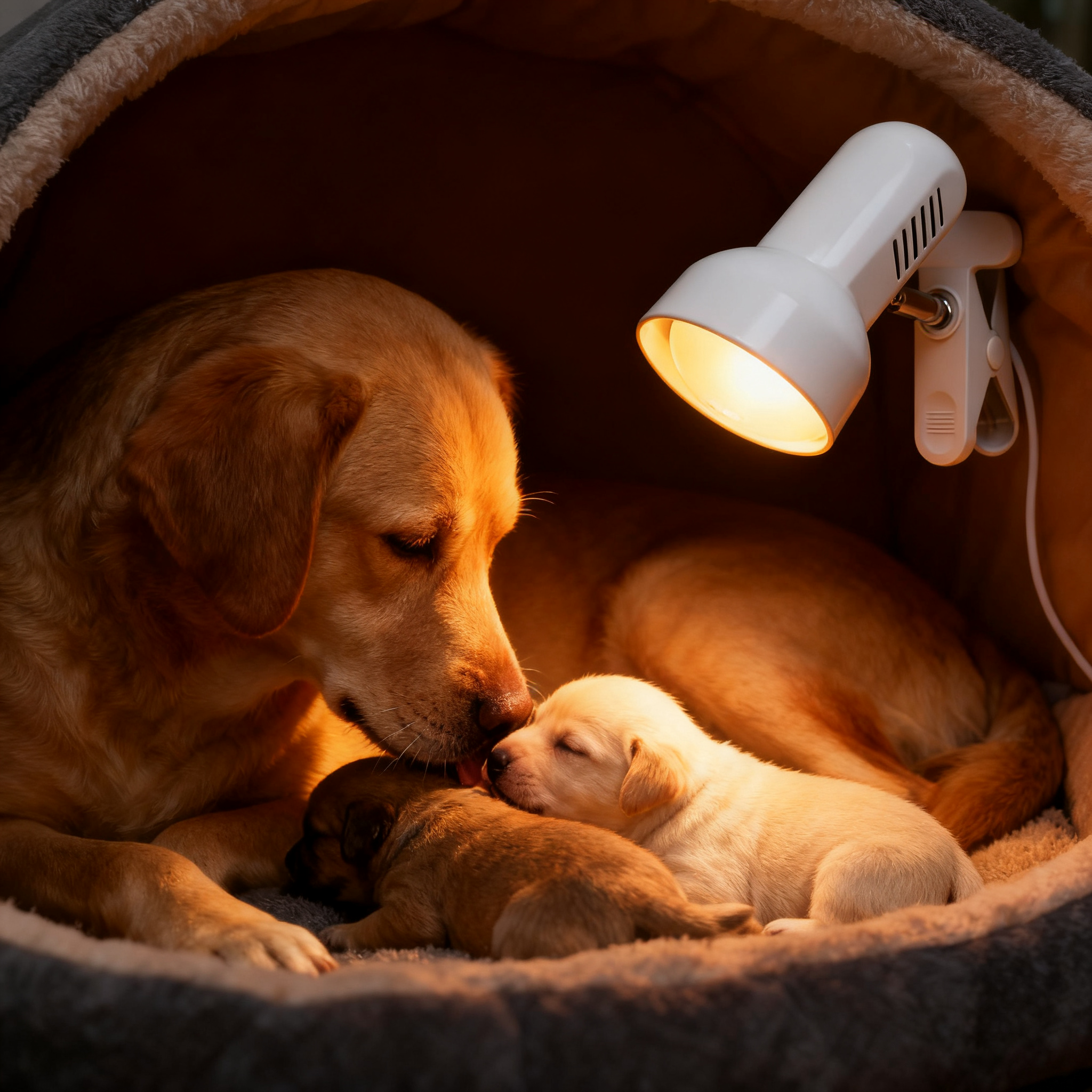 宠物生产专用取暖灯恒温宠物保温灯月子产房加热灯猫窝冬季生产用