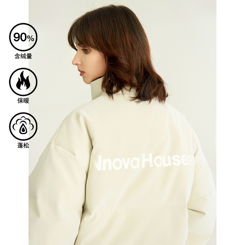 休闲PU皮羽绒外套NNOVA