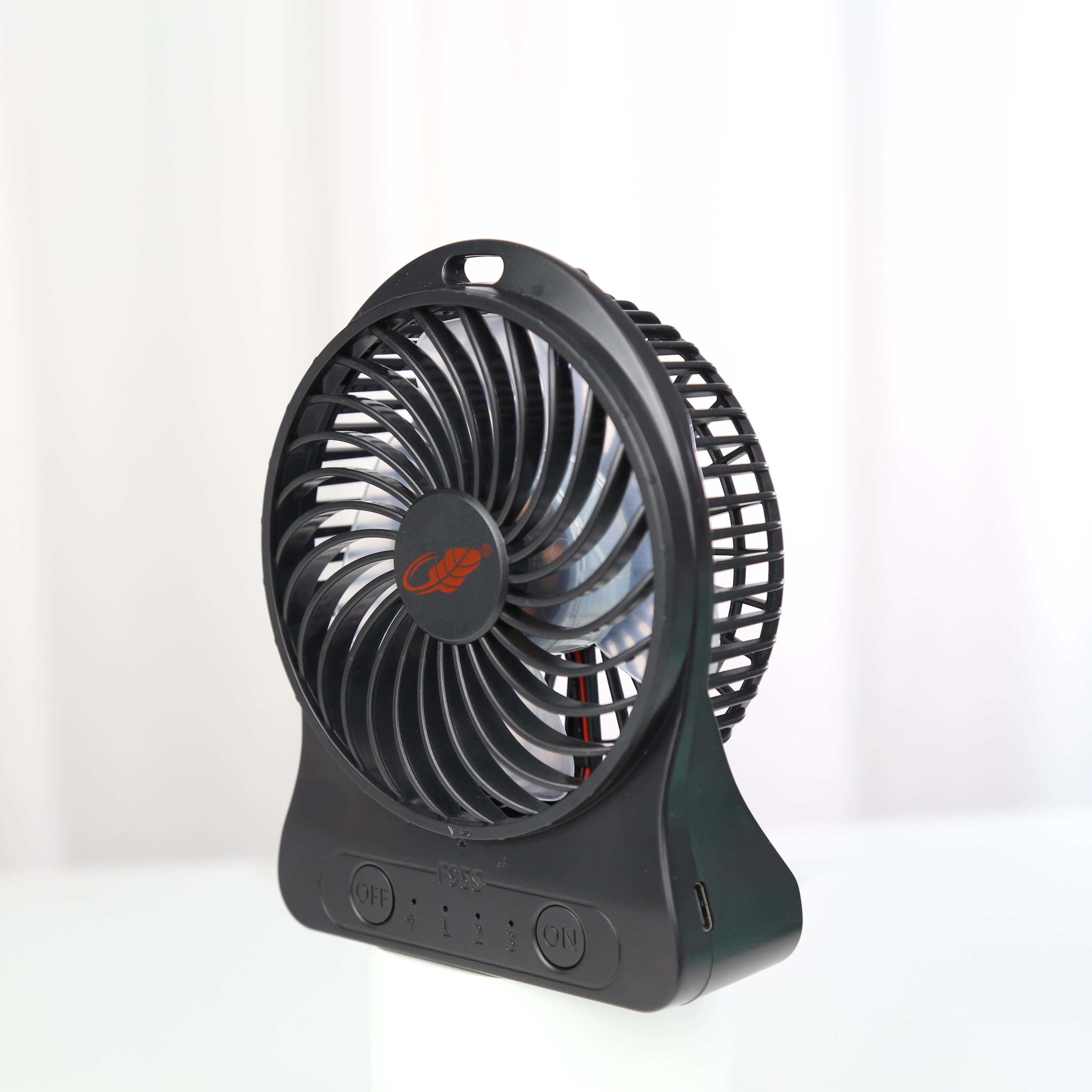 共田小风扇户外迷你充电手拿电风扇随身小型儿童辅食吹凉机大风力