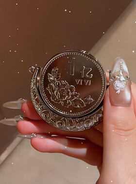 网红一亿元硬币打火机创意金属个性解压旋转解压送男友生日礼物潮