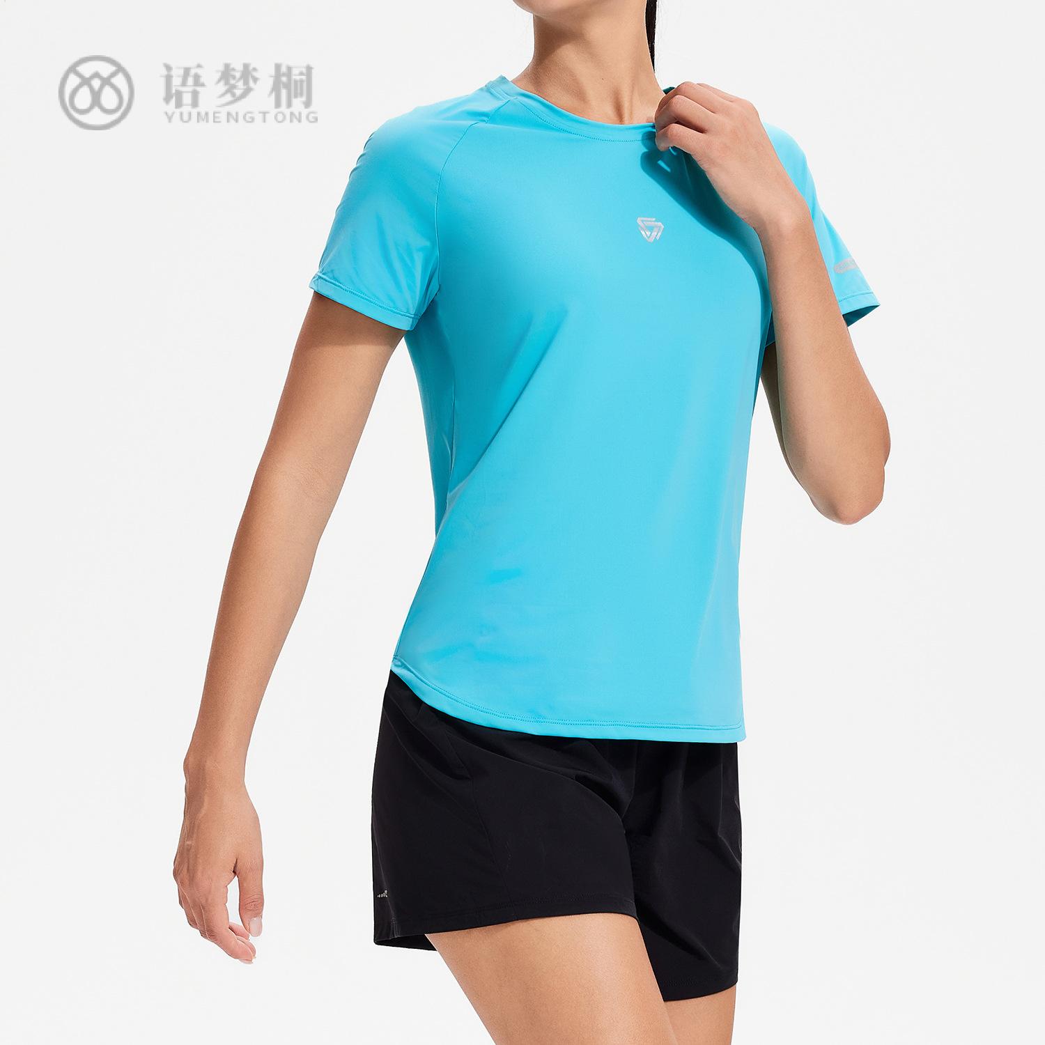 夏季冰感运动短袖女宽松显瘦速干