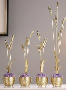 穗穗平安摆件客厅玄关家居饰品创意有寓意办公室公司开业送礼礼品