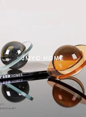 简约现代轻奢星球摆件样板间酒店客厅书房家居桌面玄关酒柜处摆设