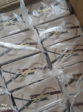 圣罗兰专柜小金条小黑条限定口红礼盒礼袋