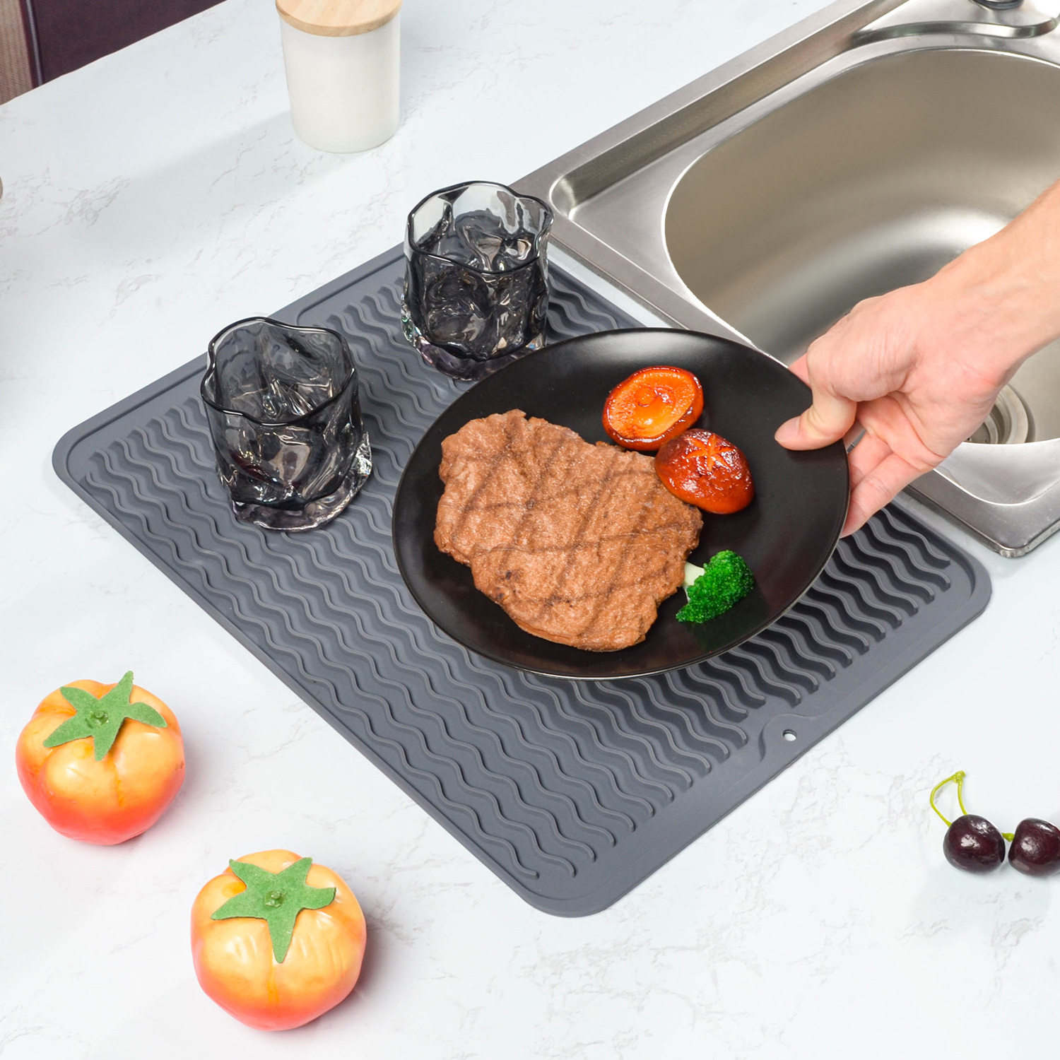 新款硅胶隔热垫餐垫多功能餐桌菜垫厨房台面垫沥水垫耐高温防烫垫,餐饮具,餐垫,淘宝优惠券,粉丝福利购,淘宝优惠卷