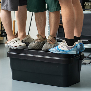 车载整理箱汽车后备箱储物箱带提手工具箱加厚加大户外露营收纳箱