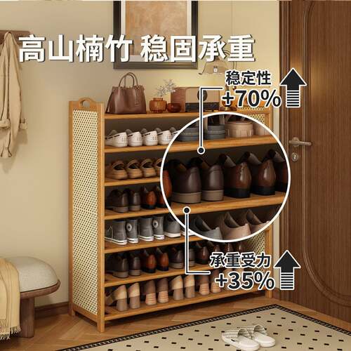 鞋架室内家用入户门玄关多层简易中式鞋柜出租屋楼道靠墙防尘鞋架