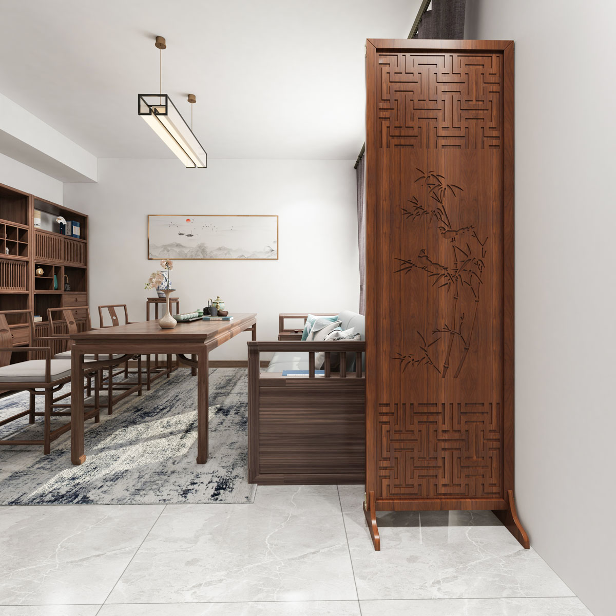 爱心城堡屏风隔断玄关装饰