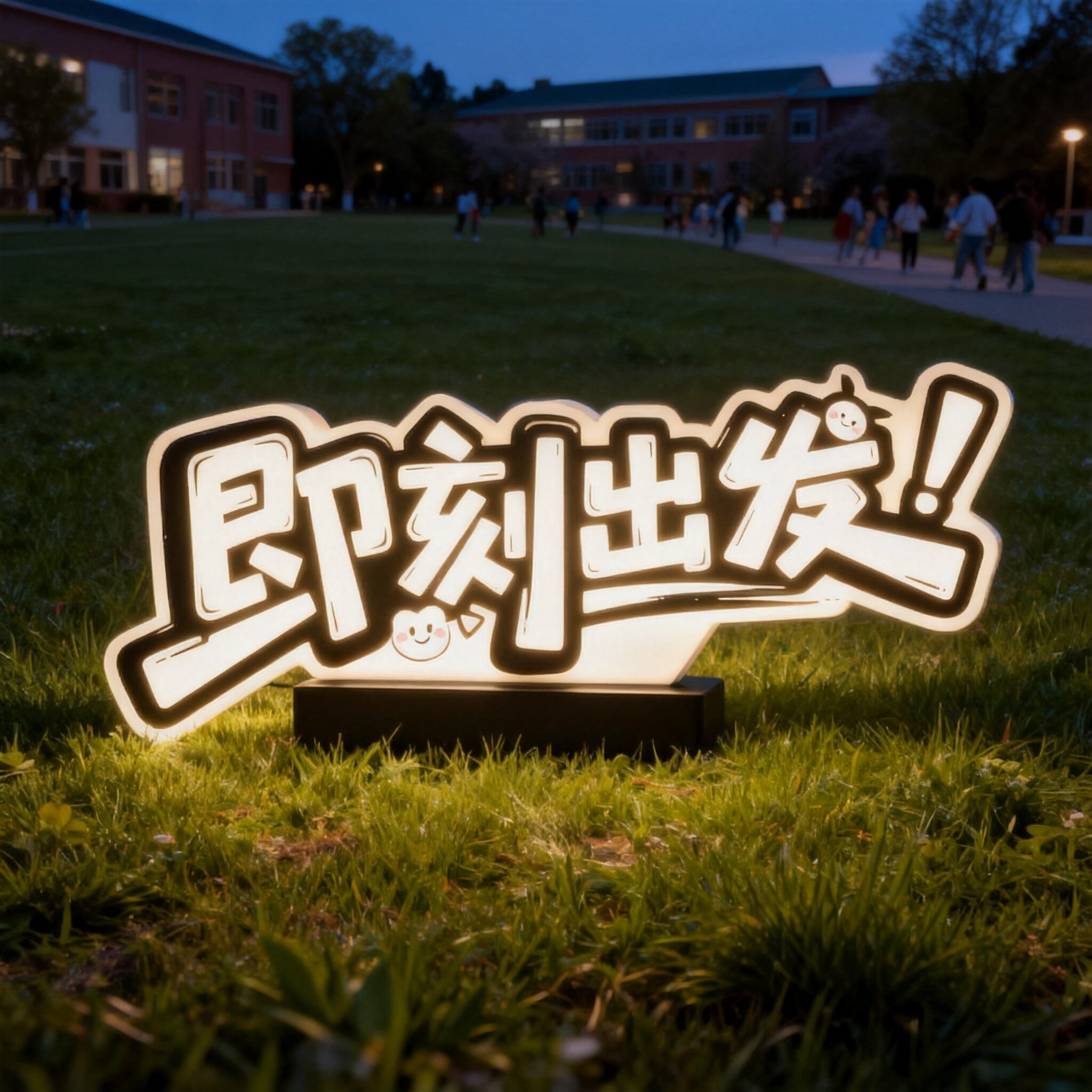 可定制异型亚克力LED充电灯箱
