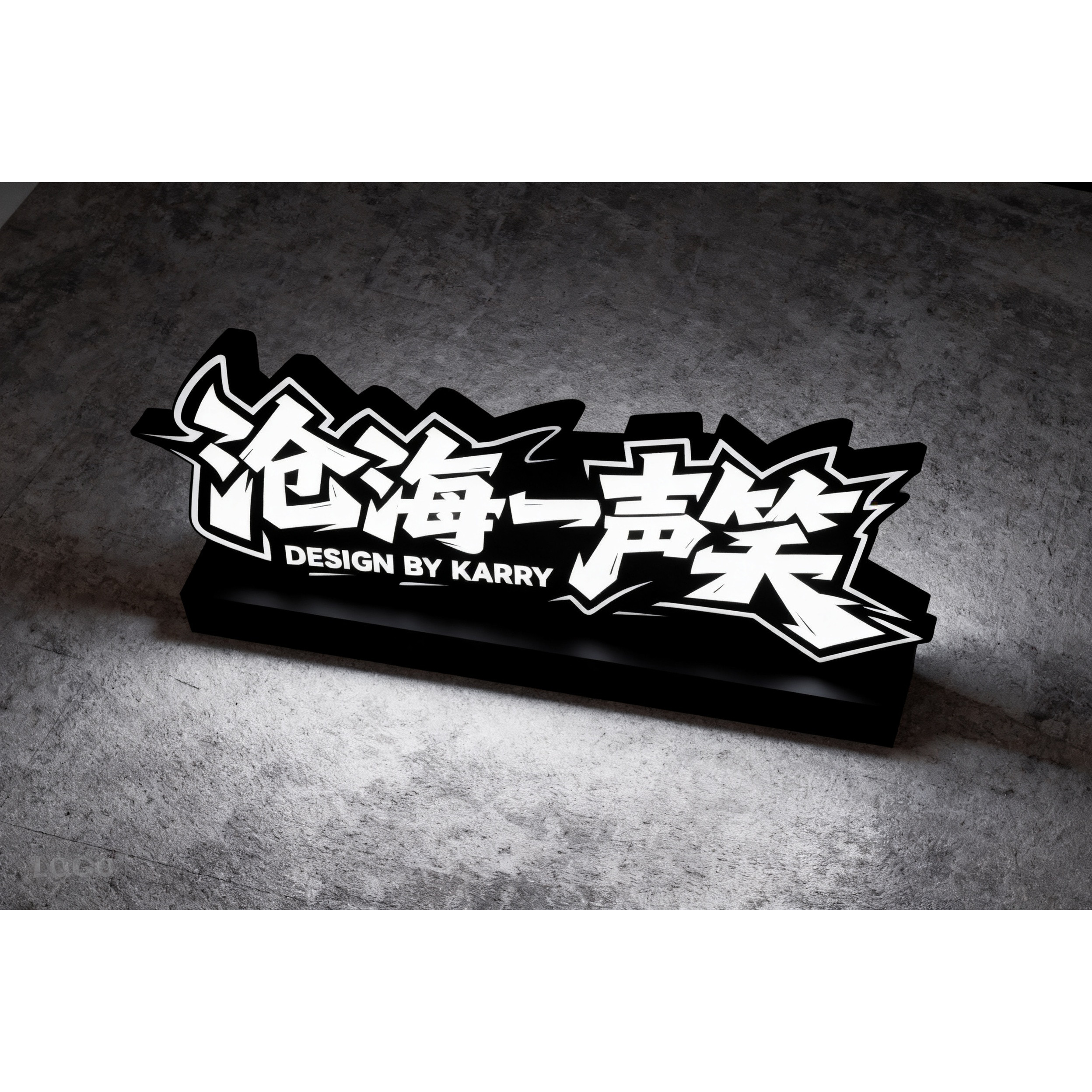LED发光可定制亚克力灯箱