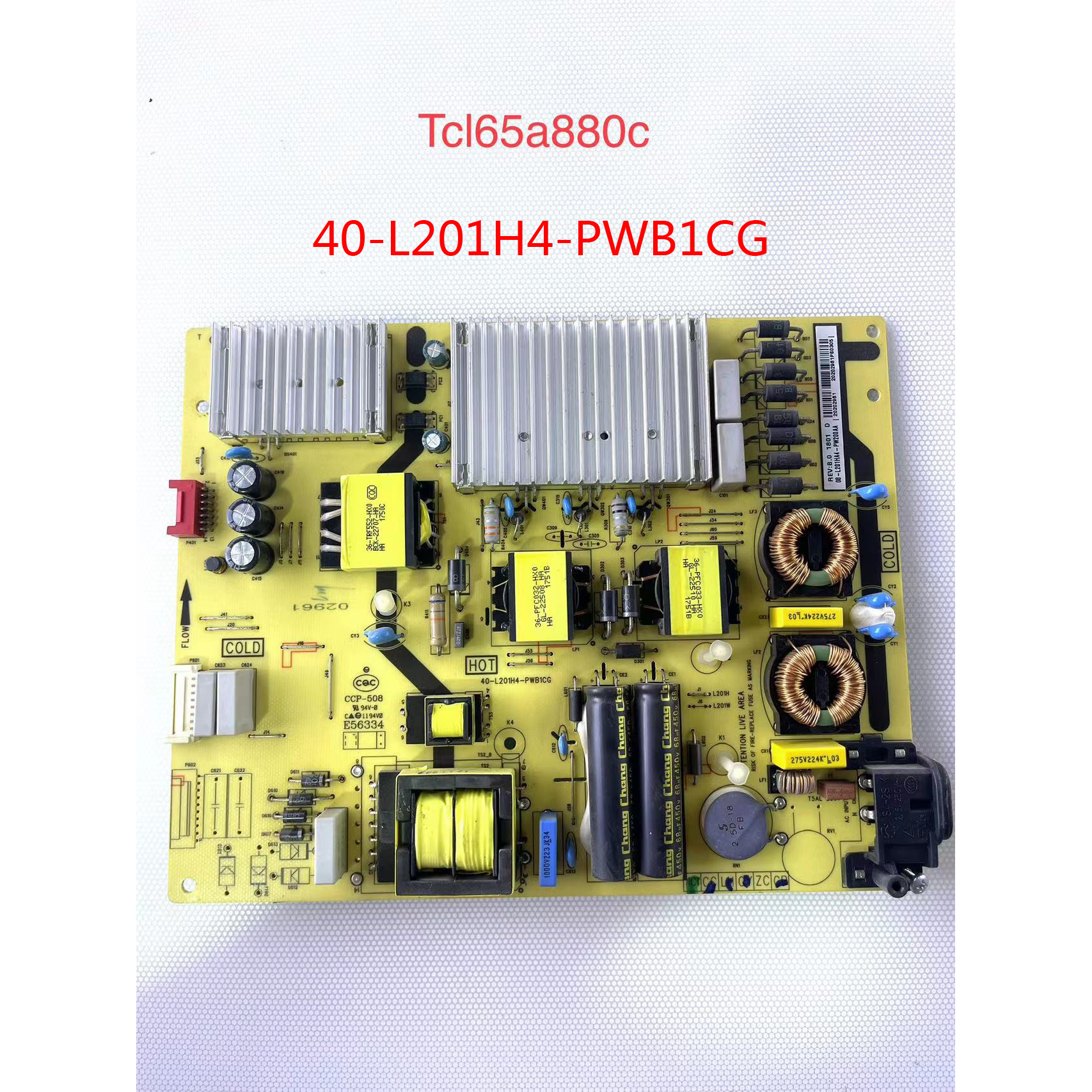 TCL L65A880C L65P3 65A950C电源板40-L201H4-PWB1CG\PWA1CG
