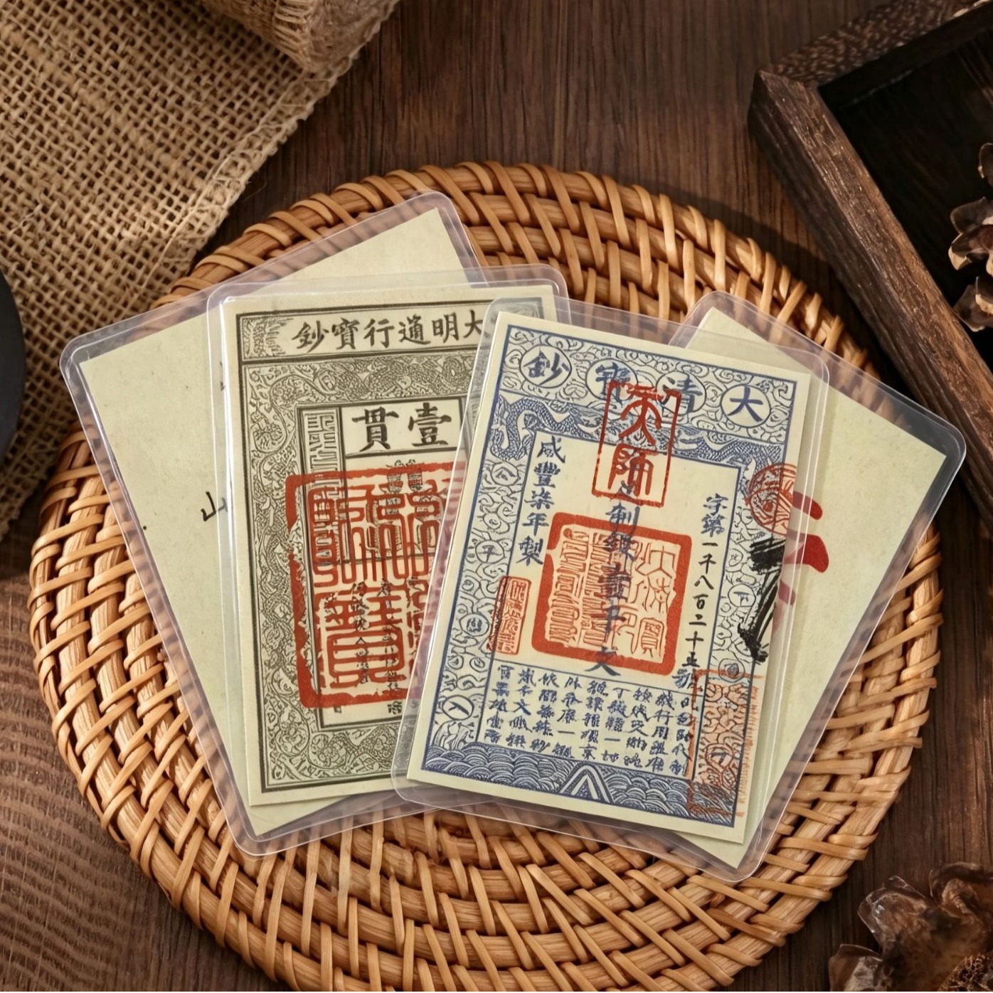 抖音同款龙虎山道家招米开运钱母卡套/证件套