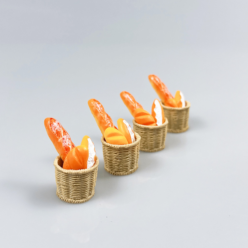 微缩食玩模型迷你小面包套装