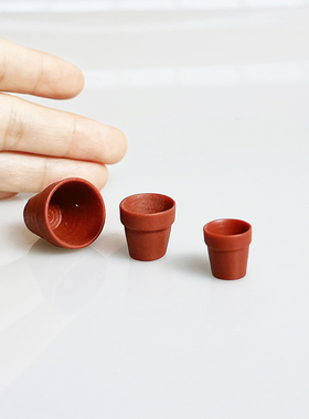1：12娃娃屋dollhouse家具摆件微缩食玩场景儿童过家家玩具小花盆