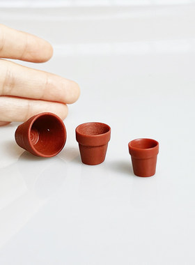1：12娃娃屋dollhouse家具摆件微缩食玩场景儿童过家家玩具小花盆