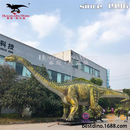 华龙年恐龙模型制作工厂大型仿真恐龙模型电动梁龙动作灵活逼真