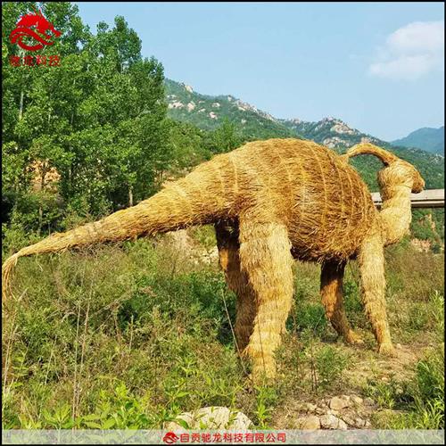 甘肃稻草雕塑仿真卡通人物稻草艺术农耕文化展品农民丰收节