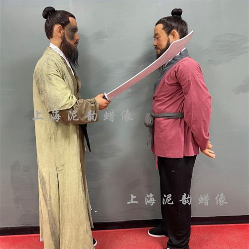 水浒传蜡像场景复原蜡像