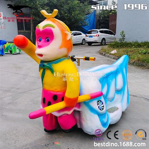 仿真模型制作工厂卡通孙悟空人物造型小车来图来样定制引流神器