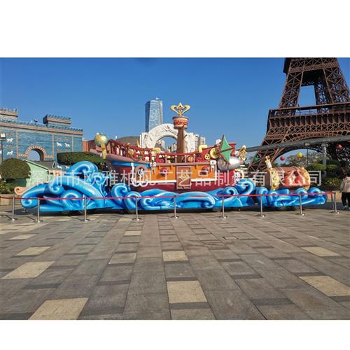 米大型主题公园游园花车发光巡游广告雕塑玻璃钢节日电动车美陈