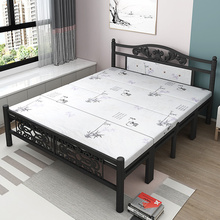 简易床出租房专用出租屋用木床床架经济型双人公寓宾馆专用床实用