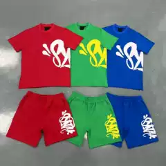 Syna Short Sleeve Suit Sy Short Sleeve T-Shirt and Shorts Set