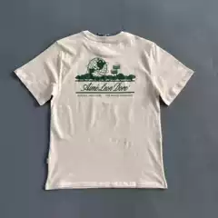 Ald Rose Graphic Tee Short-Sleeved T-Shirt Classic Style European and American Trendy Brand Vibe Style