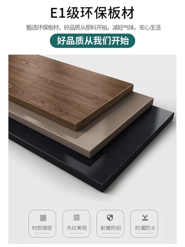 Шкафу для раздвижных дверей дом спальня современная минималистская аренда для экономического хранения с твердым древесином.