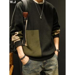 毛衣男宽松内搭休闲打底针织衫 潮牌it 高端秋冬季 BIAS美式 neith