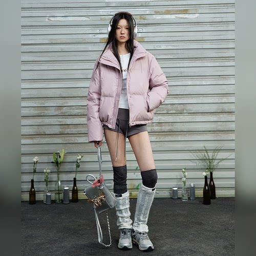【昕怡粉丝专享】UNIFREE立领棉服秋冬新款宽松时尚U244O008B1B1