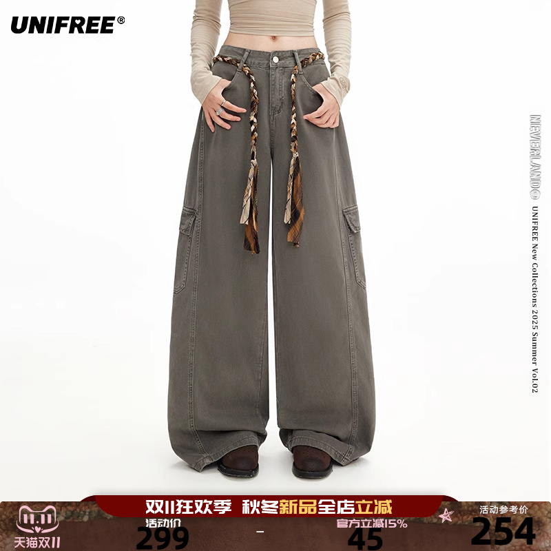 UNIFREE街头辣妹牛仔裤