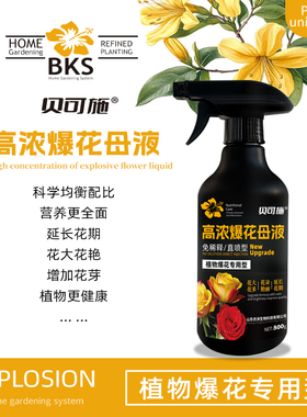 贝可施高浓爆花母液爆芽多花促花催花分化插花植物花卉绿植营养液